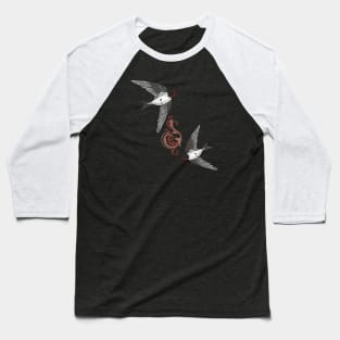 Pair of Flying Swifts Baseball T-Shirt